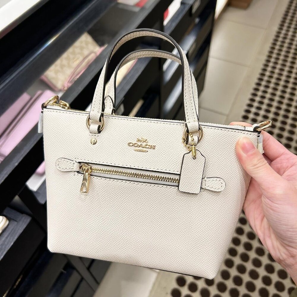 NWT - COACH Mini Gallery Crossbody - C9948 COLOR: Gold/Chalk